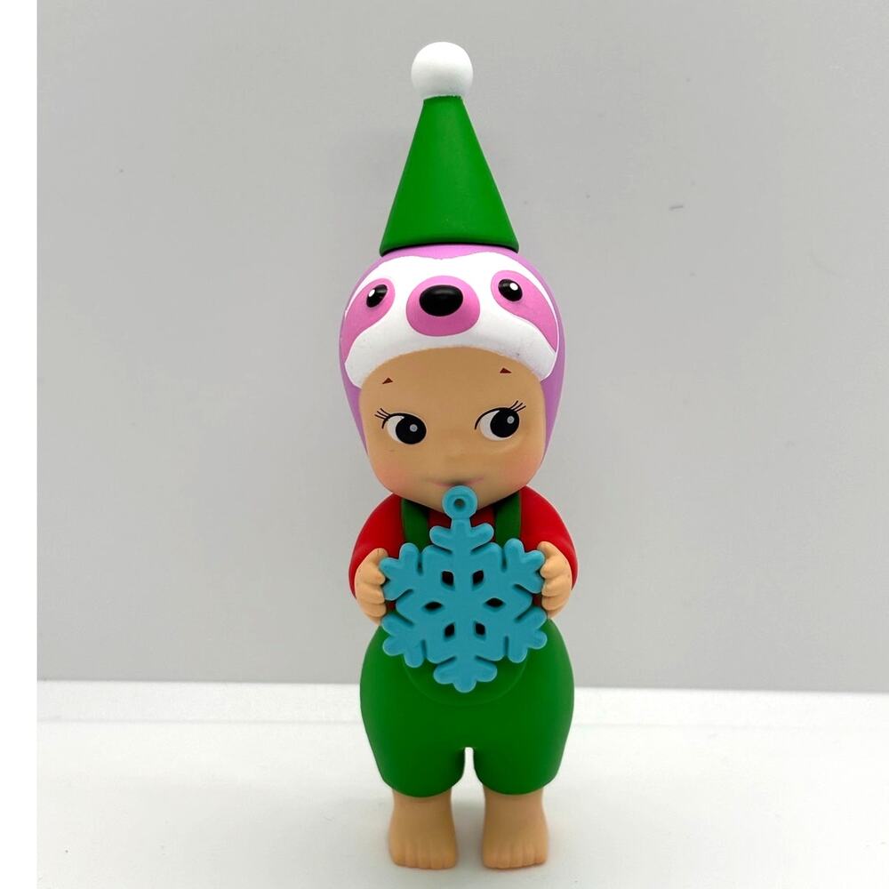 Authentic Sonny Angel Sloth Mini Figure, Santa's Little Helper Series - NEW